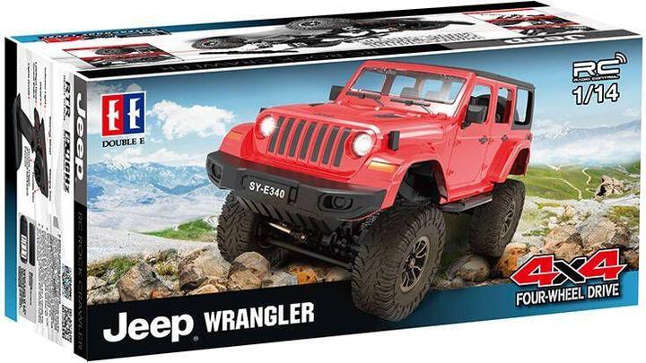 Productafbeelding Double Op afstand bestuurbare auto 1:14 (rood) Jeep Crawler Pro E340-003 (RTR Gereed voor gebruik)