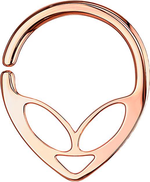 Actual product image Star Piercing Micro Piercing Ring rose gold Alien (Surgical steel 316L, without brass)