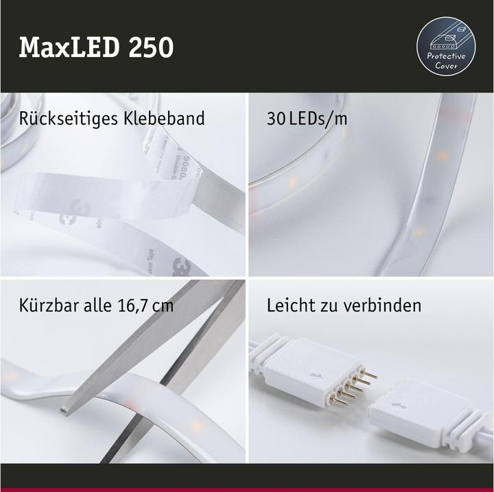 Produktbild Paulmann MaxLED 250 Stripe Set (Weiss, 300 cm, Indoor)