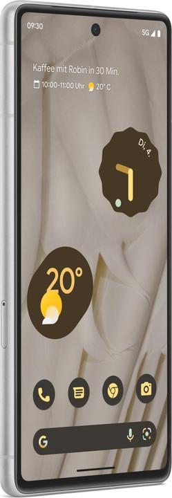 Produktbild Google Pixel 7 (128 GB, Snow, 6.30", SIM + eSIM, 50 Mpx, 5G)