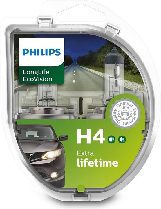 Produktbild Philips H4 LongLife Ecovision (H4)