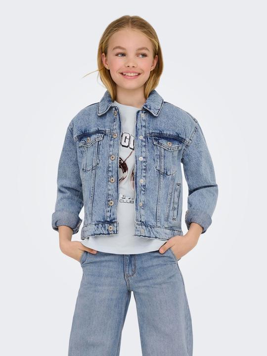 Immagine prodotto Only Cappuccio con coulisse Polsini con bottone Spalla bassa Giacca Giacca in denim (146)