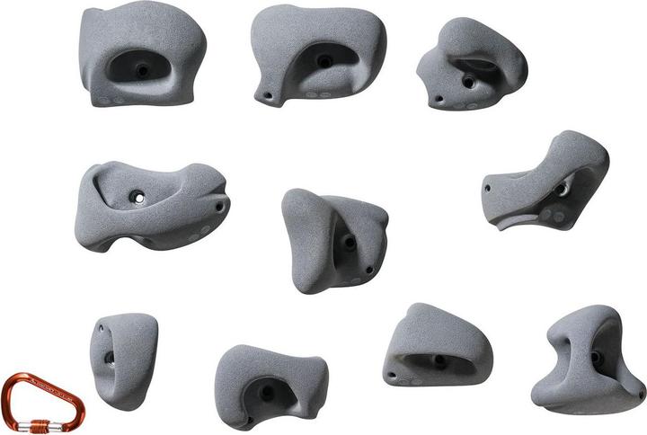 Image du produit Entre Prises Prises d'escalade Essential Jugs XL anciennement Grab It II (Gris)