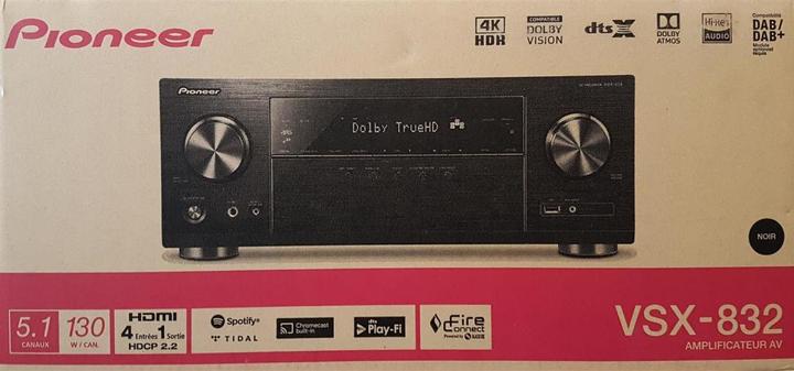 Immagine prodotto Pioneer Vsx-832 (5.1 canali, FM, AM)