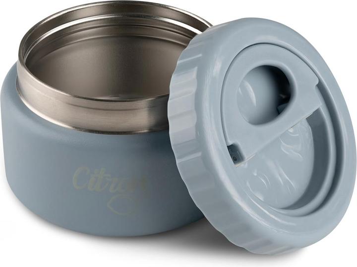 Image du produit Citron Stainless Steel Food Jar 250ml Dusty Blue