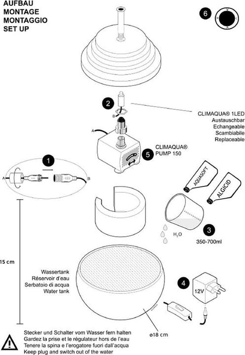 Image du produit Climaqua Fontaine d'intérieur Modo