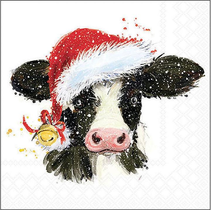 Produktbild Ambiente Weihnachts-Kuh (20 x, 33 x 33 cm)