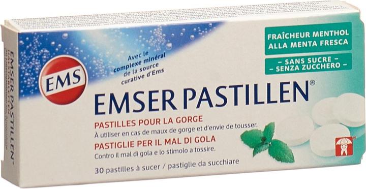 Emser Pastilles sugar free Menthol Freshness (30 Piece)