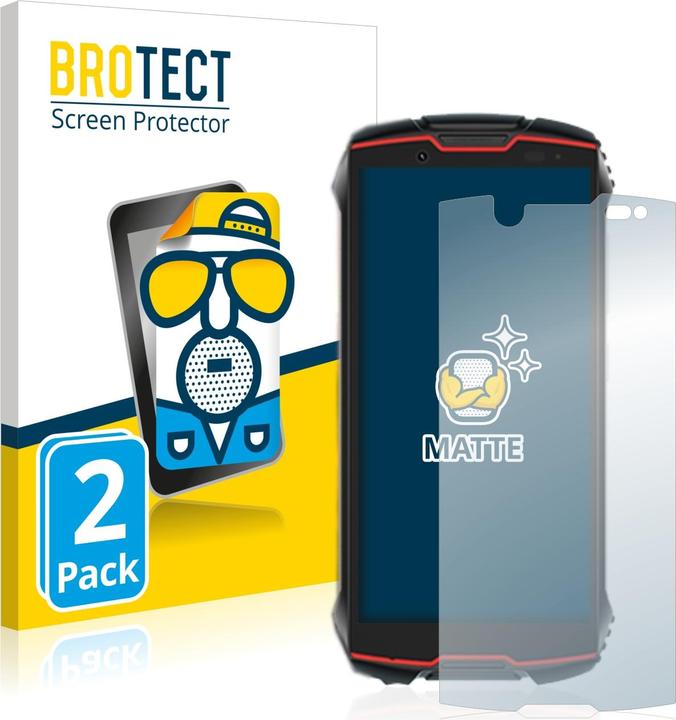 Image du produit BROTECT Film de protection antireflet Protection d'écran mat (2 pièce(s), Cubot King Kong Mini 2 Pro)