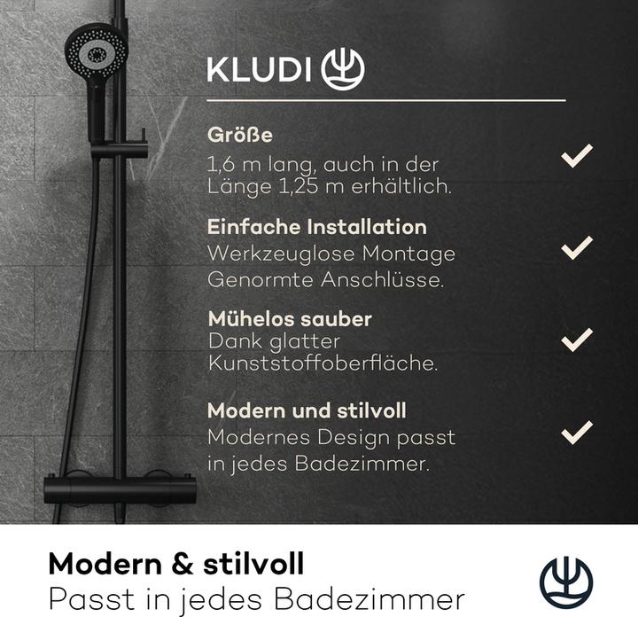 Produktbild Kludi X3 Duschschlauch (160 cm)