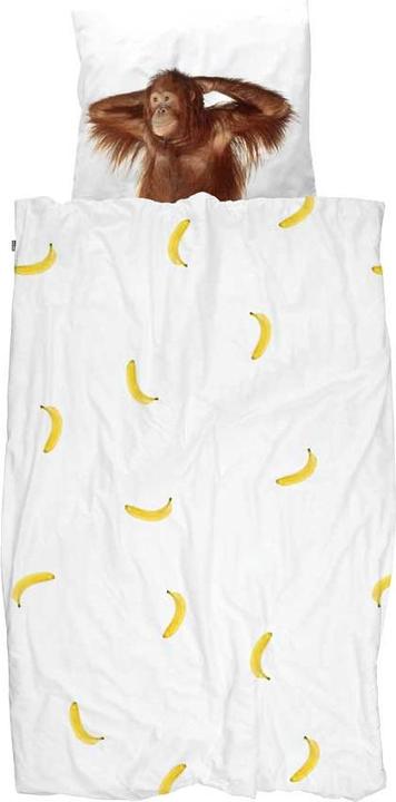 Snurk Bettwäsche Affe und Bananen 135 x 200