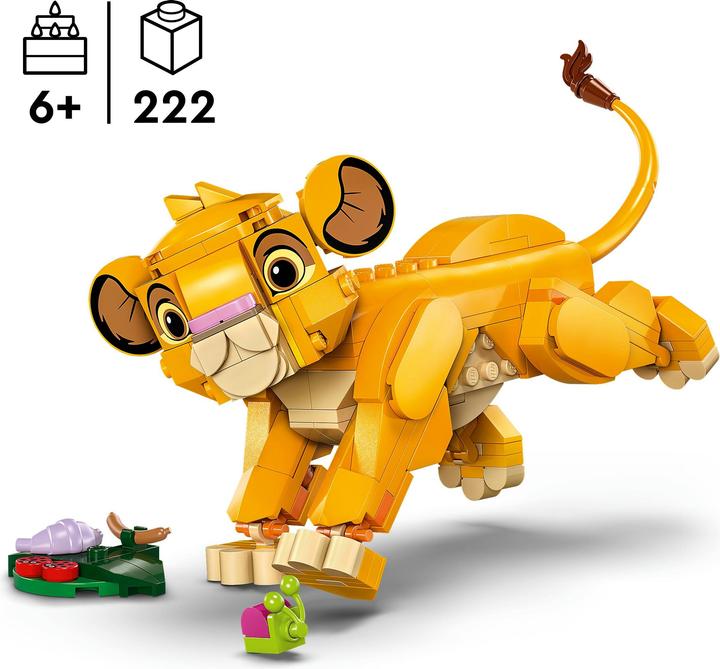 Produktbild LEGO Simba, das Löwenjunge des Königs (43243, LEGO Disney)