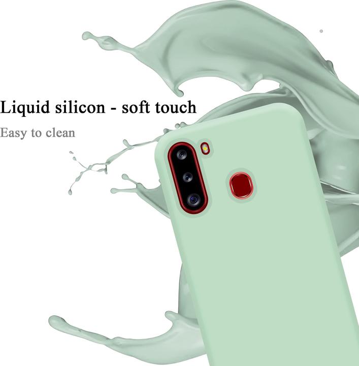 Immagine prodotto Cadorabo Copertura della cassa del silicone liquido TPU (Samsung Galaxy A21)