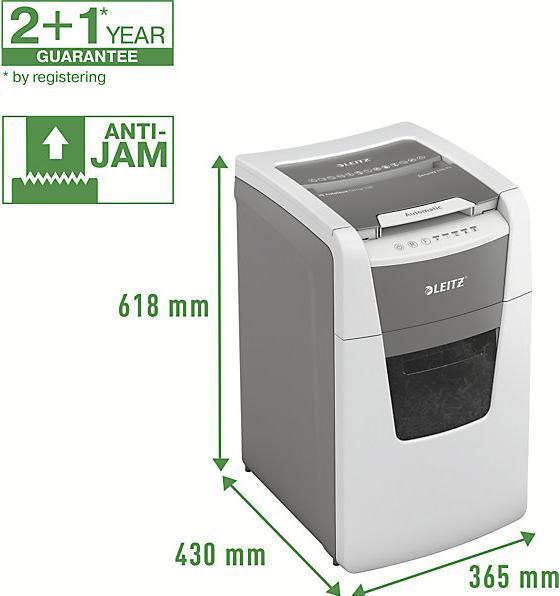 Image du produit Leitz Destructeur IQ Autofeed Office 150 coupe de particules 44 l (Coupe de particules)