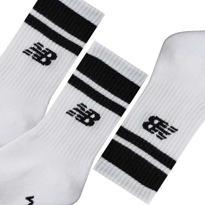 Image du produit New Balance Kids Everyday Stripe Midcalf 3 Pack (Lot de 3, L)