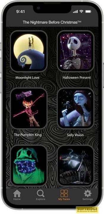 Image du produit Moby Fox Nightmare Before Christmas bracelet pour smartwatch Sculpted Jack