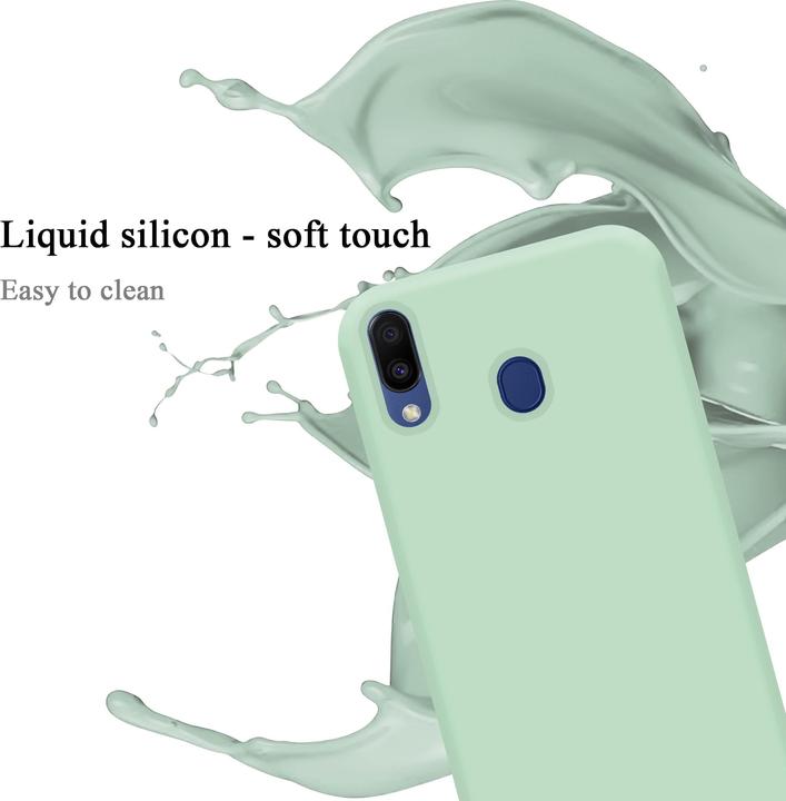 Actual product image Cadorabo TPU Liquid Silicone Case Cover (Samsung Galaxy M20)