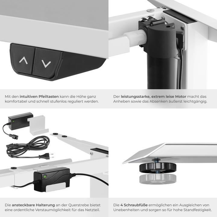 Produktbild tectake Elektrisches Tischgestell