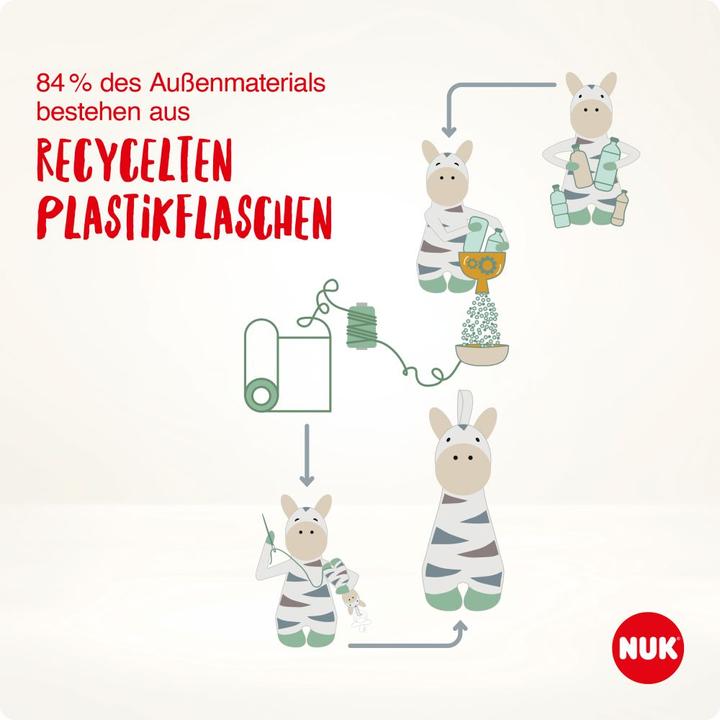 Produktbild NUK Schnullerkuscheltier Littl.F.Z (1 x, bis 6 Monate)