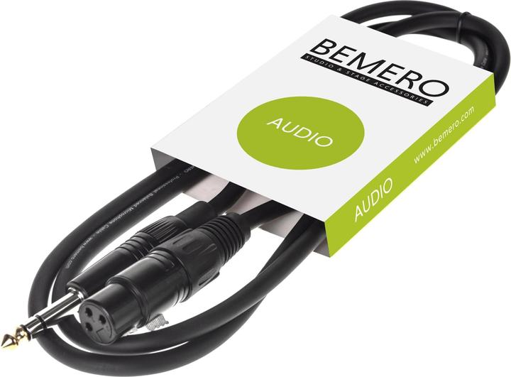 Immagine prodotto Bemero XLR — jack da 6,3 mm (1.50 m, Jack 6,3 mm, XLR)