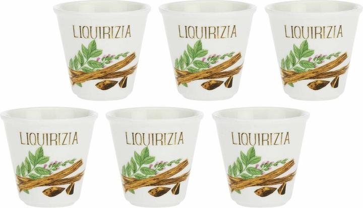 Produktbild La Porcellana Bianca LIQUORELLI Set mit 6 Likirizia Likörgläsern 75 ml (6 x, Likörgläser + Grappagläser)