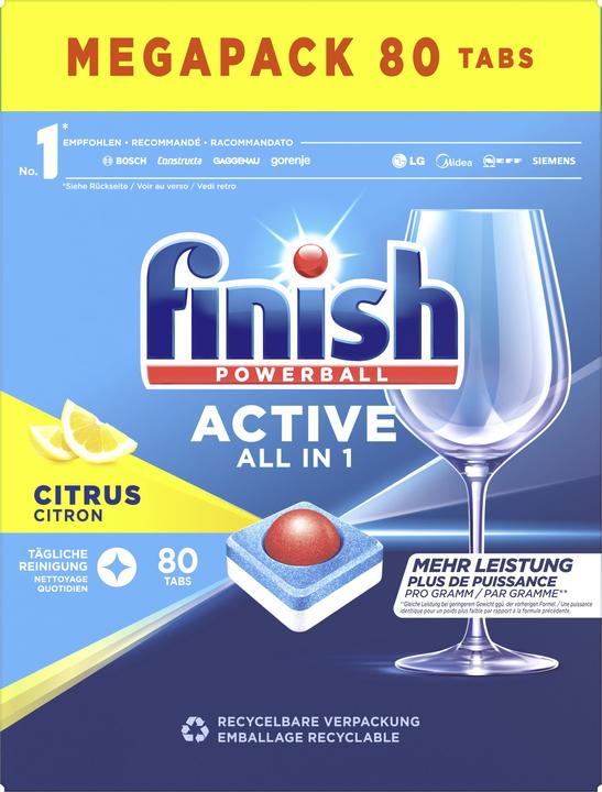 Immagine prodotto Finish Tutto in 1 (Compresse, 80 x)