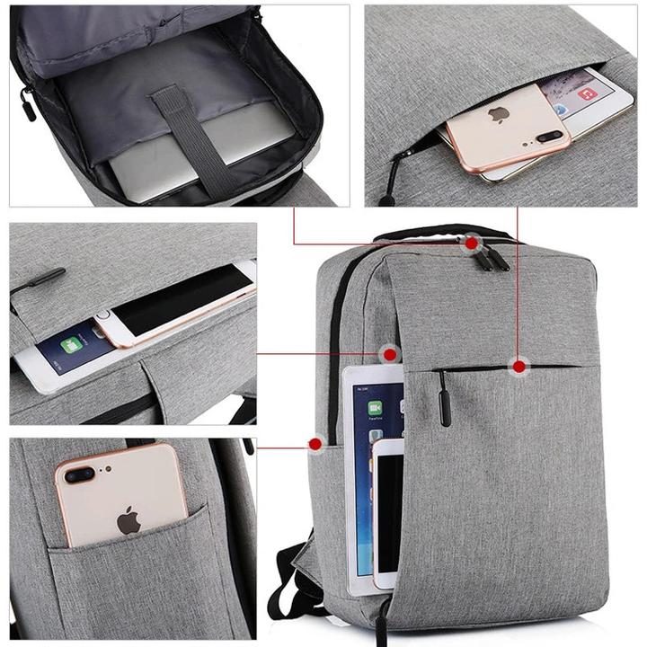 Image du produit Only-Bags.Store 15.6 Inch Laptop Backpack Nylon Travel Laptop Backpack Usb Charging Computer School Backpacks