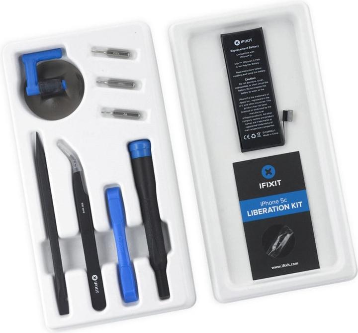 Produktbild iFixit EU126002-5 - Akku - Apple - iPhone 5c - Mehrfarben - Lithium-Ion (Li-Ion) - 1510