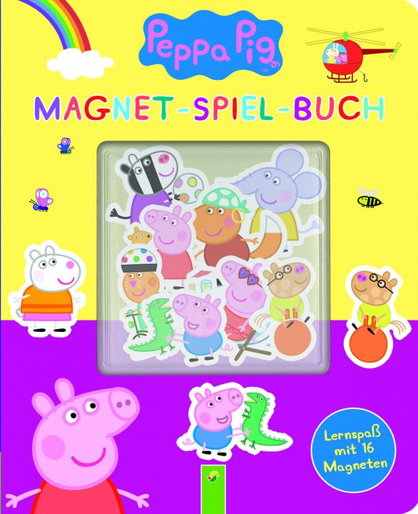 Peppa Pig Magnet-Spiel-Buch (German, Laura plate, 2018)