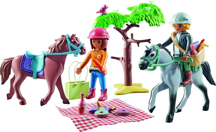 Immagine prodotto Playmobil Reitausflug an den Strand mit Amelia und Ben (71470, Cavalli Playmobil della cascata)