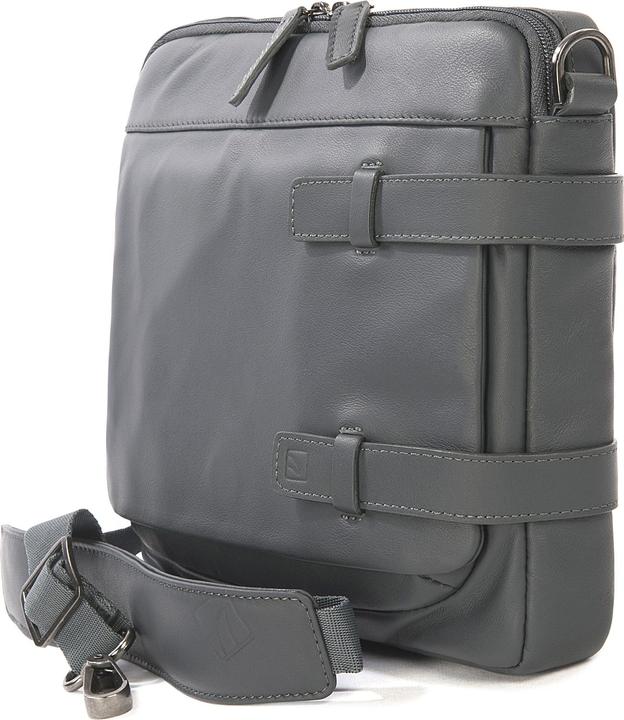Immagine prodotto Tucano Tema Cross-Body, custodia in pelle per iPad mini, tablet fino a 8 pollici, grigio scuro