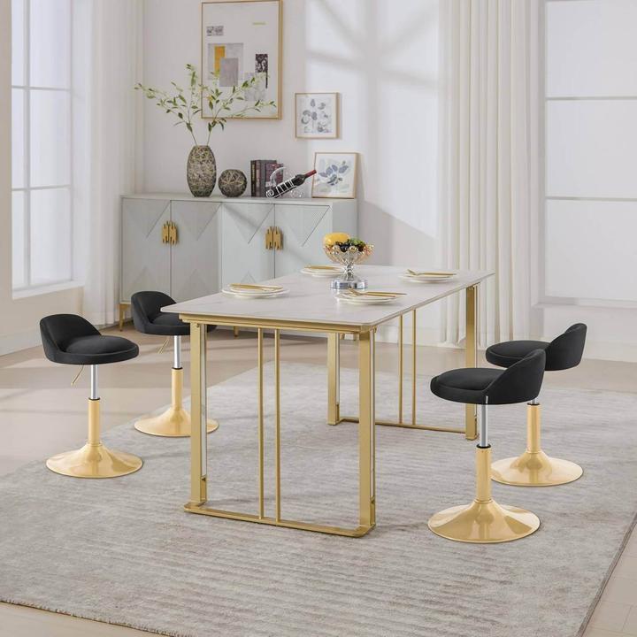 Actual product image Woltu Height-adjustable make-up stool