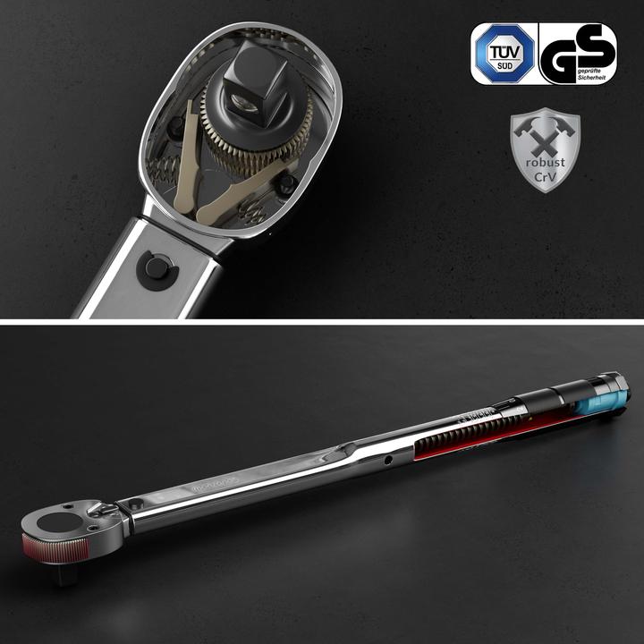 Image du produit Deuba Clé dynamométrique (1/2", 40 Nm, 210 Nm)