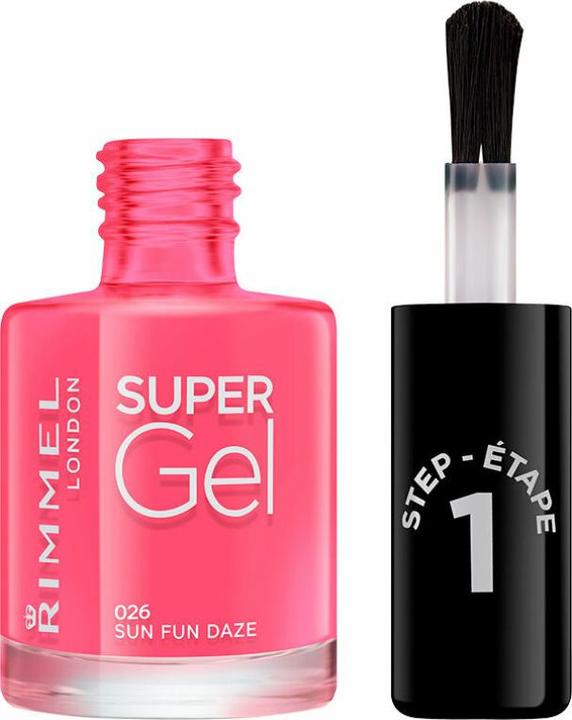 Actual product image Rimmel London KATE SUPER GEL nail polish #026-sun fun daze (026, Gel-Effect Nail Polish)