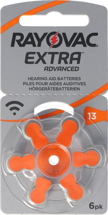 Produktbild Varta Rayovac Hörgerätebatterie HA13, IEC PR48, 4606 945 406, Acoustic Rayovac hearing aid batterie