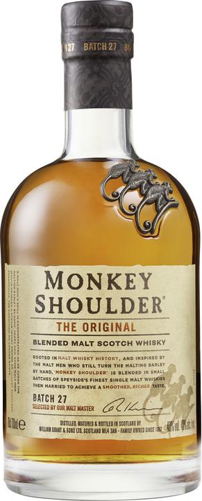 Produktbild William Grant & Sons Monkey Shoulder Batch 27 (Blended Malt Whisky, Scotch Whisky, 1 x 70 cl)