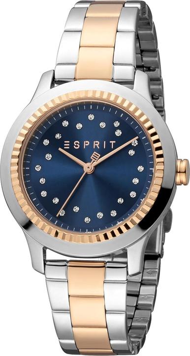 Actual product image Esprit Wristwatch Joyce Set, Silver & Rose Gold (Analogue wristwatch, 34 mm)
