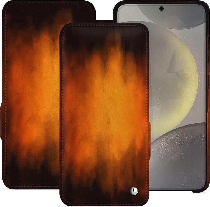 Actual product image Noreve Horizontal leather flap shell (Samsung Galaxy S24)