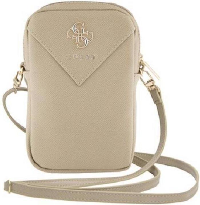 Guess Torebka GUWBZPGSTEGD złoty/light gold Zip Triangle 4G