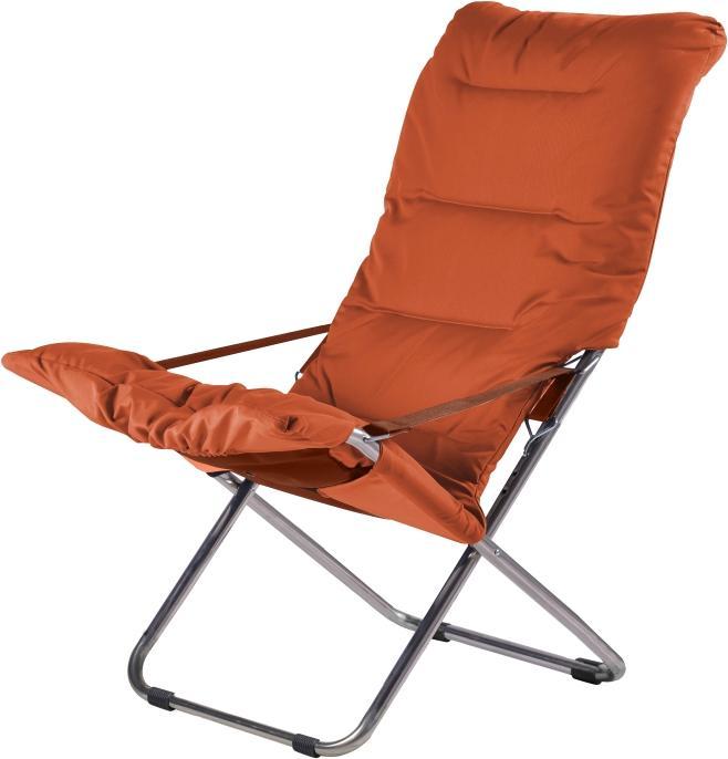 Produktbild Fiam FIESTA SOFT ALU 027S RELAXLIEGE Polyester weiss-schwarz - ALUMINIUM