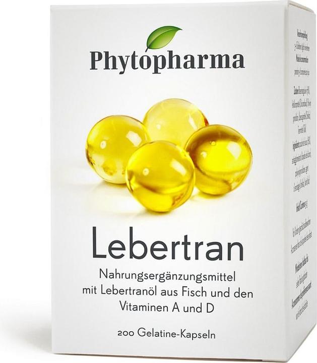 Phytopharma Lebertran (200 Stück, Kapseln, 50 g)