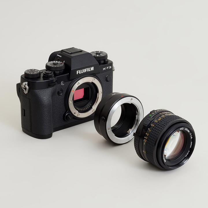 Actual product image Urth Lens Mount Adapter: Compatible with Minolta Rokkor (SR / MD / MC) Lens to Fujifilm X Camera Body