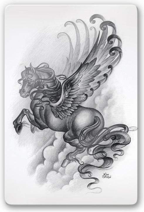 Immagine prodotto LA Ink Cavallo volante (40 x 60 cm)