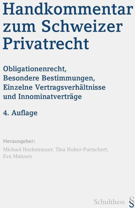 Immagine prodotto Handkommentar zum Schweizer Privatrecht (Tedesco, Michael Hochstrasser, Eva Maissen, Tina Hubert-Purtschert, 2023)