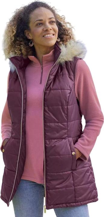 Actual product image Atlas For Women Womens/Ladies Puffer Longline Gilet (40 D)