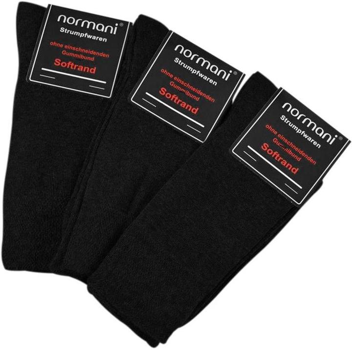 Immagine prodotto Normani 6 paia di calzini comfort con bordo morbido (confezione da 6, 47 - 50)