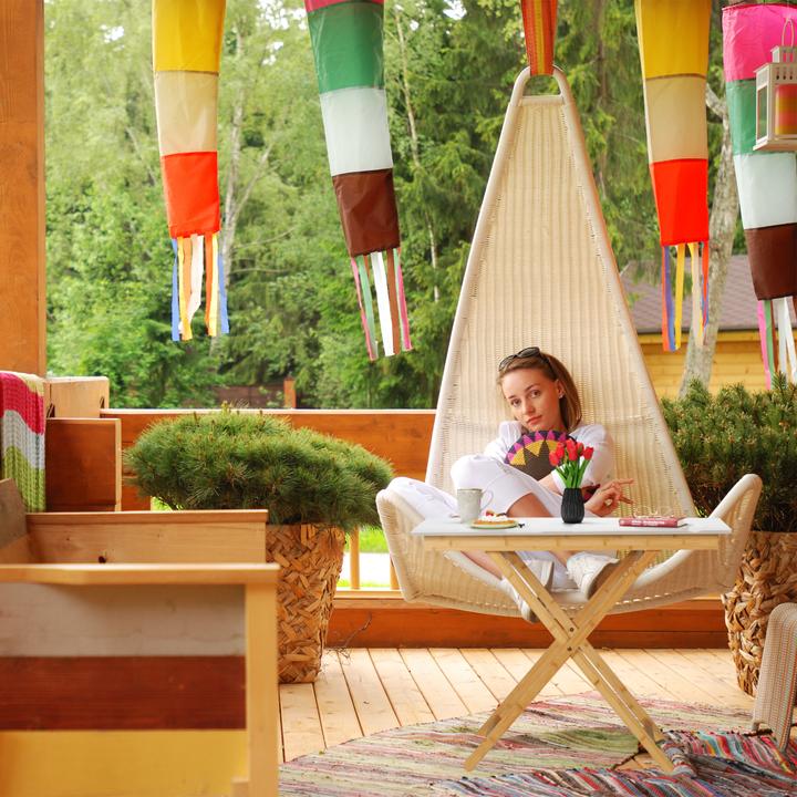 Actual product image Relaxdays Folding table (105 cm)
