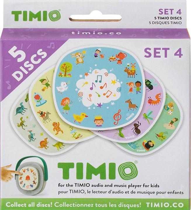 Actual product image Timio Audio Disc Set 4 (German, Spanish, Chinese, French, Dutch, Multilingual, Italian, Portuguese, English)