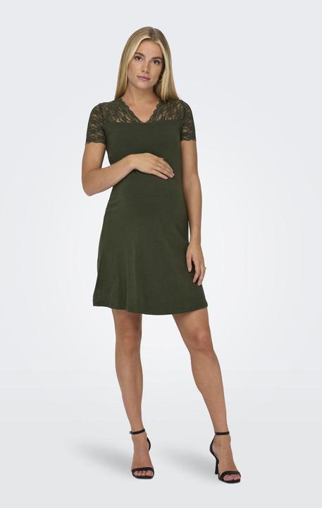 Produktbild Only Maternity Curvy V-Ausschnitt Kleid mit kurzen Ärmeln (M)