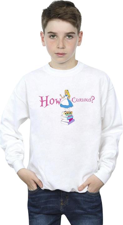 Image du produit Disney Sweat-shirt garçon Alice In Wonderland How Curious (140, 146)